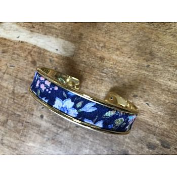 Bracelet fleur bleue 