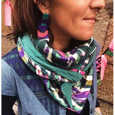 Foulard Violette 