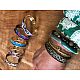 Bracelet paon bleu -1
